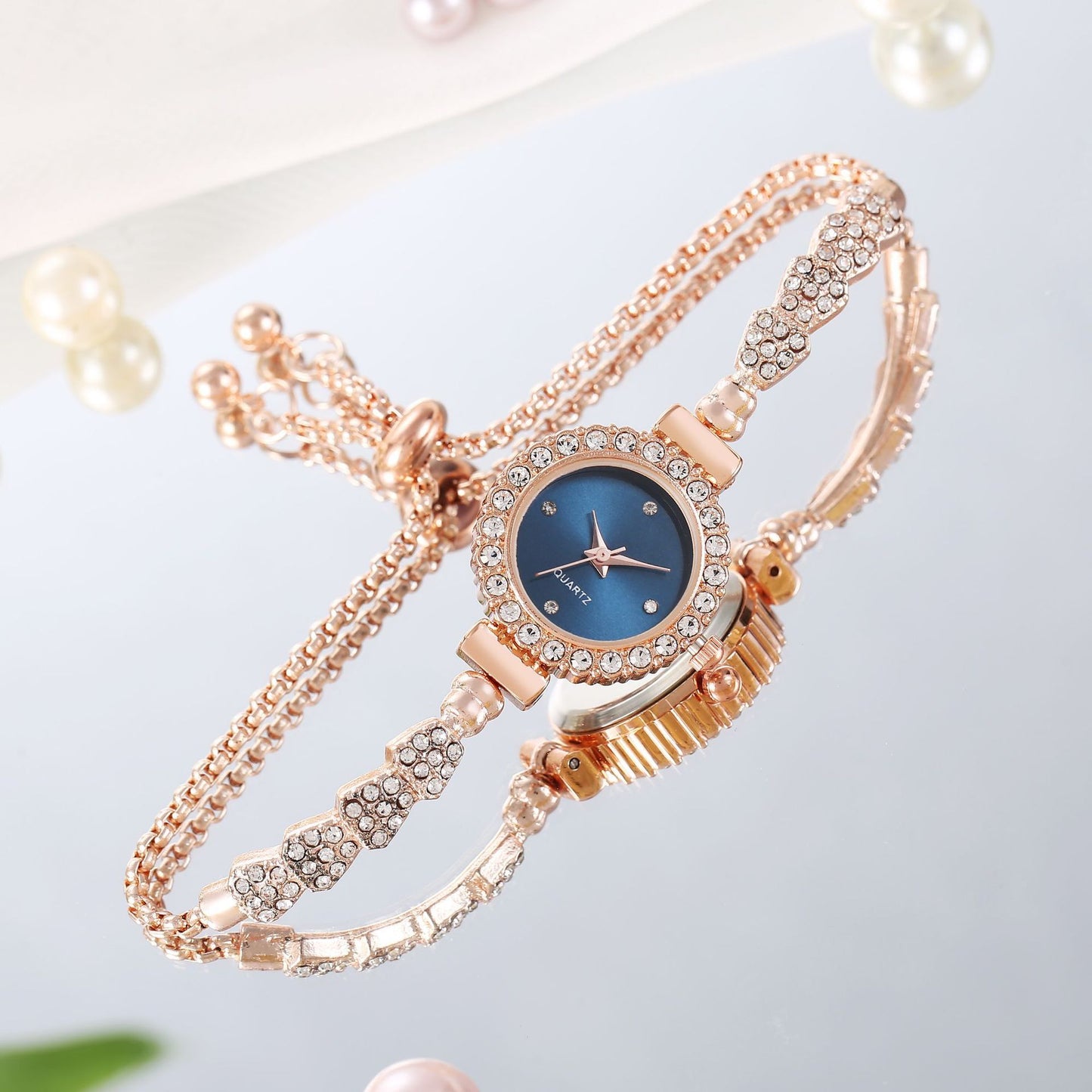 Fashion Luxury Women's Watch Gold Fine Strap Ladies Watch For Bracelet Female Wrist Watch Women Clock Relojes Fashion Jewelry